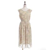 フラワー×タイル柄楊柳ワンピース | axes femme | 詳細画像7 