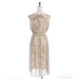 フラワー×タイル柄楊柳ワンピース | axes femme | 詳細画像9 