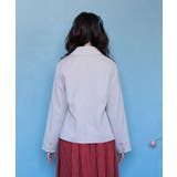 スカラップ刺繍ダブルジャケット | axes femme | 詳細画像3