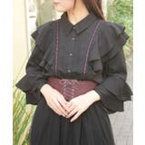 ラッフルフリル姫袖ブラウス | axes femme | 詳細画像8 