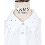 タックデザイン七分袖シャツ | axes femme | 詳細画像20 