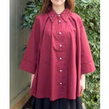 タックデザイン七分袖シャツ | axes femme | 詳細画像3 