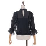 レース×シフォン七分袖ブラウス | axes femme | 詳細画像11 