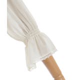 レース×シフォン七分袖ブラウス | axes femme | 詳細画像23 