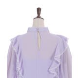 レース×シフォン七分袖ブラウス | axes femme | 詳細画像31 