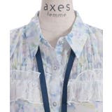 花柄フリルシアーブラウス | axes femme | 詳細画像16