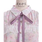 花柄フリルシアーブラウス | axes femme | 詳細画像28