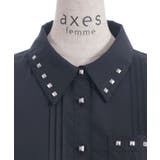 スタッズデザインシャツ | axes femme | 詳細画像7 