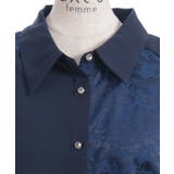 ジップジャカード切替ブラウス | axes femme | 詳細画像13