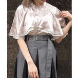 グレージュ | フレアケープブラウス | axes femme