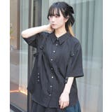 タブデザインロングシャツ | axes femme | 詳細画像10 