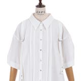 タブデザインロングシャツ | axes femme | 詳細画像23 