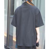 タブデザインロングシャツ | axes femme | 詳細画像3 