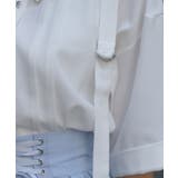 タブデザインロングシャツ | axes femme | 詳細画像4 