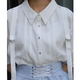 タブデザインロングシャツ | axes femme | 詳細画像5 