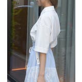 タブデザインロングシャツ | axes femme | 詳細画像6 