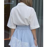 タブデザインロングシャツ | axes femme | 詳細画像7 