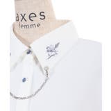 チェーン付刺繍シャツ | axes femme | 詳細画像16