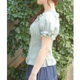 シャーリングブラウス | axes femme | 詳細画像4