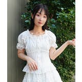 シャーリングブラウス | axes femme | 詳細画像9