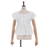 コットンレースペプラム風ＢＬ | axes femme | 詳細画像8 