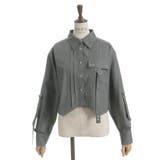 ハトメ×タブショートシャツ | axes femme | 詳細画像13