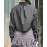 ハトメ×タブショートシャツ | axes femme | 詳細画像3