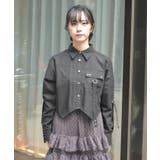 ハトメ×タブショートシャツ | axes femme | 詳細画像4