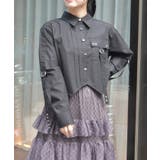 ハトメ×タブショートシャツ | axes femme | 詳細画像7