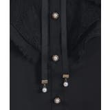 レース重ねラッフルフリルブラウス | axes femme | 詳細画像13 