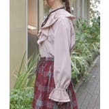 レース重ねラッフルフリルブラウス | axes femme | 詳細画像2 