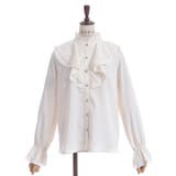 レース重ねラッフルフリルブラウス | axes femme | 詳細画像21 