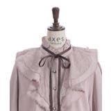 レース重ねラッフルフリルブラウス | axes femme | 詳細画像27 