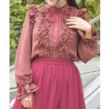 茶 | ホイップフリルブラウス | axes femme