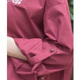 花刺繍オーバーシャツ | axes femme | 詳細画像5 