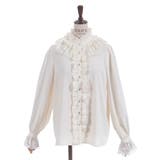 レースフリルブラウス | axes femme | 詳細画像16 