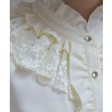 レースフリルブラウス | axes femme | 詳細画像4 