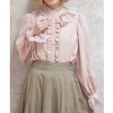 ピンク | レースフリルブラウス | axes femme