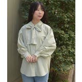 ラインリボンオーバーシャツ | axes femme | 詳細画像11