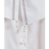 ラインリボンオーバーシャツ | axes femme | 詳細画像22