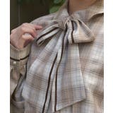 ラインリボンオーバーシャツ | axes femme | 詳細画像5