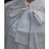 ラインリボンオーバーシャツ | axes femme | 詳細画像6