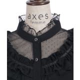 ドットチュール姫袖ブラウス | axes femme | 詳細画像28 