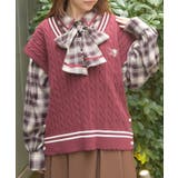 ボリューム袖リボンシャツ | axes femme | 詳細画像1