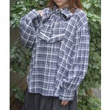 紺 | ボリューム袖リボンシャツ | axes femme