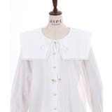 セーラーカラーロングシャツ | axes femme | 詳細画像13