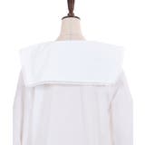 セーラーカラーロングシャツ | axes femme | 詳細画像16