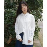 チェーン付刺繍シャツ | axes femme | 詳細画像10
