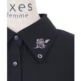 チェーン付刺繍シャツ | axes femme | 詳細画像23