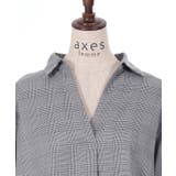 花刺繍スキッパーシャツ | axes femme | 詳細画像10